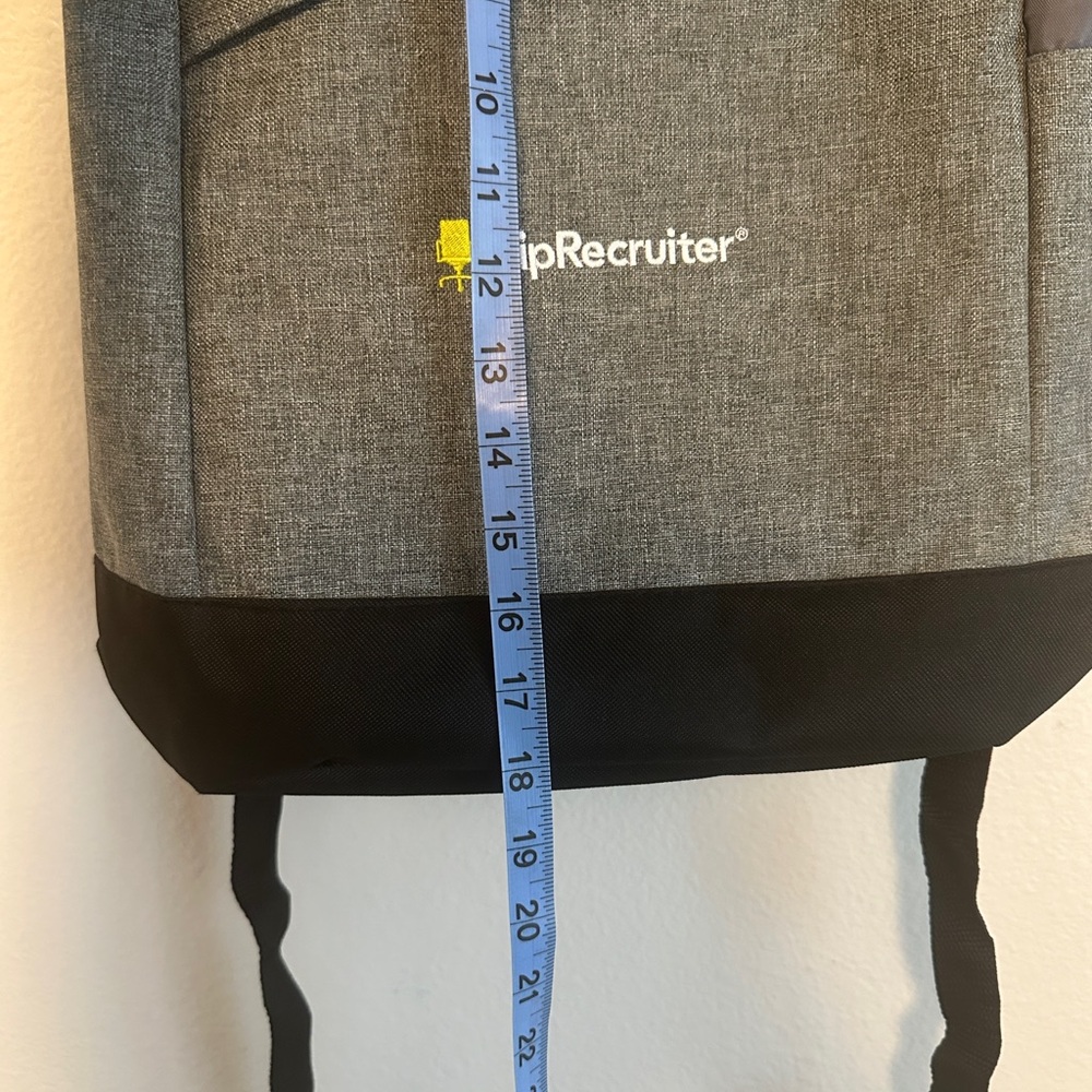 Gray and Black Men's Backpack - Picture 2 of 5